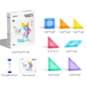 Μαγνητικό Tangram 7τμχ Mideer MD4281