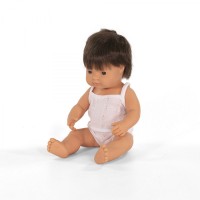 Κούκλα European Brunette Boy 38cm Miniland ME31179