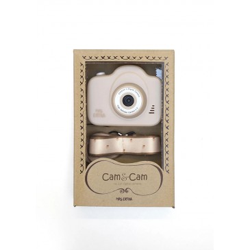 Παιδική Φωτογραφική Μηχανή Dual Camera Ivory-Strawberries Mrs Ertha 1209-ISM