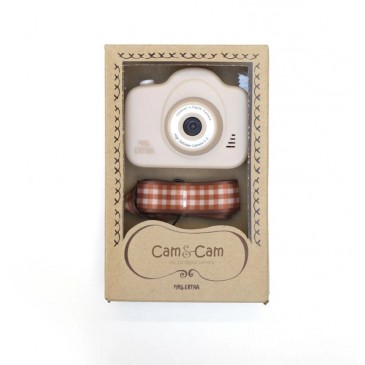 Παιδική Φωτογραφική Μηχανή Dual Camera Ivory-Vintage Square Mrs Ertha 1209-IVS