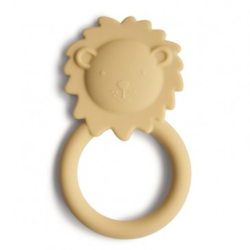 Μασητικό Σιλικόνης Lion Soft Yellow Mushie 2560469