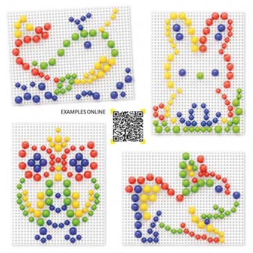 FantaColor Tab Basic 100pegs Quercetti 02123