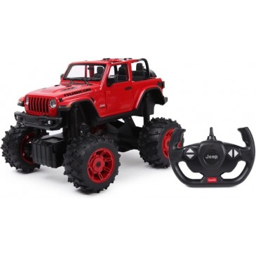 Τηλεκατευθυνόμενο Jeep Wrangler Rubicon 1:14 Red Rastar 79410