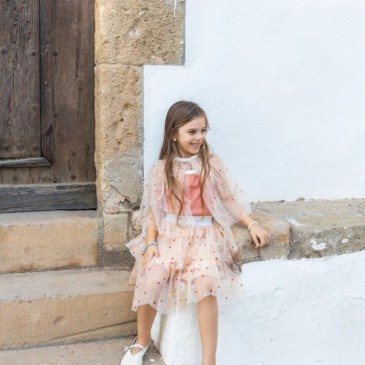 Κάπα Colombine με πολύχρωμα πουά Ratatam CP-M008