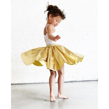 Twisting elastic skirt – Gold Ratatam SP-M007