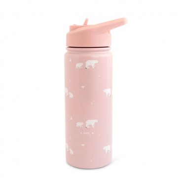 Παγούρι Θερμός Polar Bear Ροζ 500ml Saro 74558