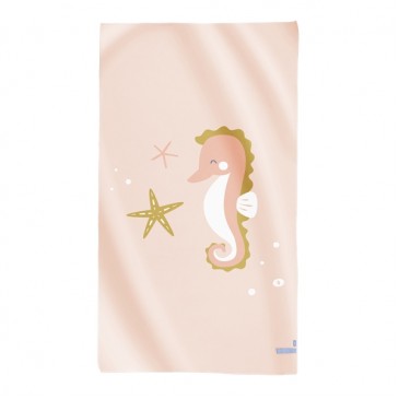 Πετσέτα Παραλίας Microfiber Seahorse Saro 64303