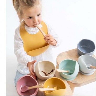 Σετ Φαγητού Eco Friendly Nordic Wave Baby Pink Saro 17390