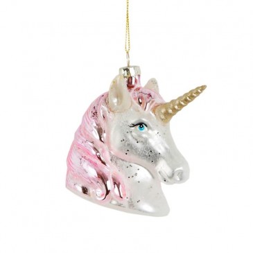 Χριστουγεννιάτικο Στολίδι Pink Shimmer Unicorn Sass and Belle NGXM158