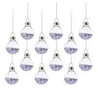 Χριστουγεννιάτικο Στολίδι Σετ 12τμχ Pastel Stars Mini Baubles Sass and Belle RUBYXM095