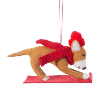 Χριστουγεννιάτικο Στολίδι Yoga Downward Dog Sass and Belle HOBXM108