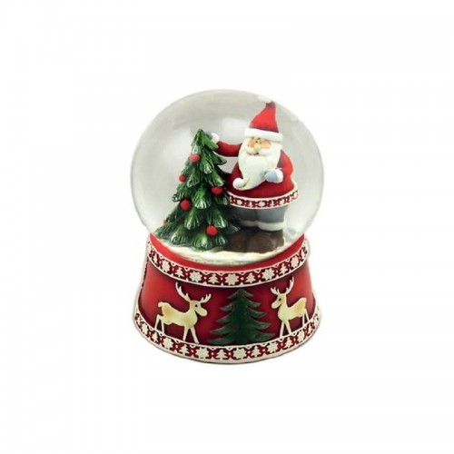 Χιονόμπαλα Santa in a Tree Spieluhrenwelt 53085
