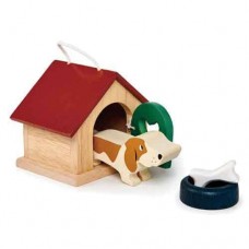 Ξύλινο Σετ Σκύλου Για Κουκλόσπιτο Tender Leaf Toys 4608162