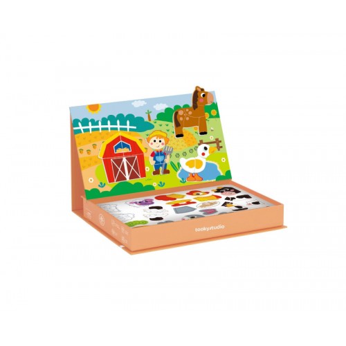 Μαγνητικό Κουτί Φάρμα Tooky Toy TTK409