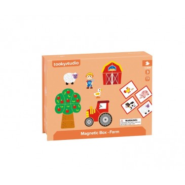 Μαγνητικό Κουτί Φάρμα Tooky Toy TTK409