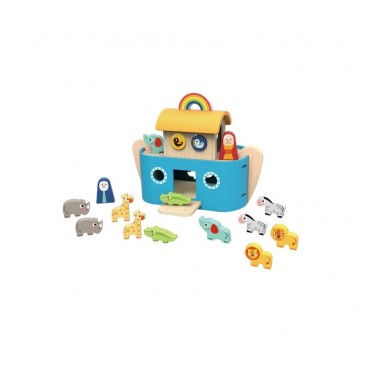 Ξύλινη Κιβωτός του Νώε Tooky Toy TTF330