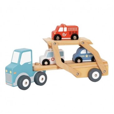Ξύλινη Νταλίκα Μεταφοράς Αυτοκινήτων Hi Pando Tooky Toy TTHP033