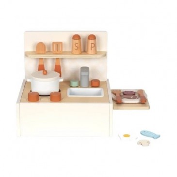 Ξύλινο Μικρό Κουζινάκι με Αξεσουάρ Tooky Toy TTJ754