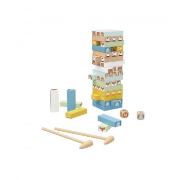 Ξύλινο Παιχνίδι Ισορροπίας Ζωάκια Tooky Toy TTY704N