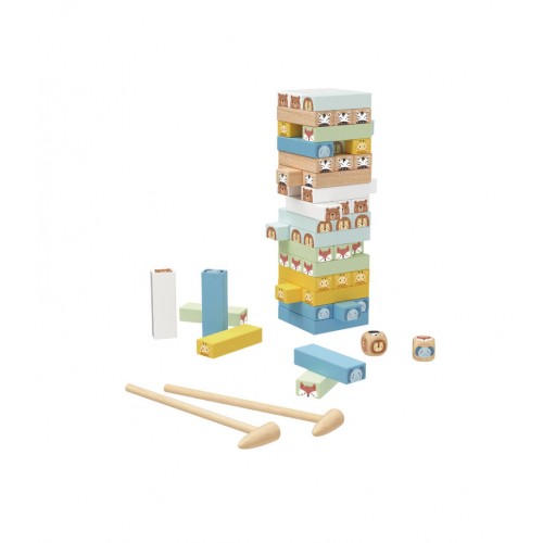 Ξύλινο Παιχνίδι Ισορροπίας Ζωάκια Tooky Toy TTY704N