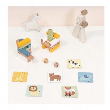 Ξύλινο Παιχνίδι Ισορροπίας Ζωάκια Tooky Toy TTY704N