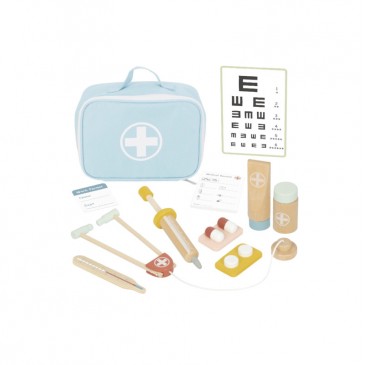 Ξύλινο Σετ Γιατρού με βαλιτσάκι Tooky Toy TTKC567N