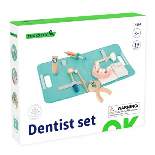 Ξύλινο Σετ Οδοντιάτρου Tooky Toy TTH164N