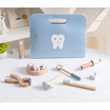 Ξύλινο Σετ Οδοντιάτρου Tooky Toy TTH164N